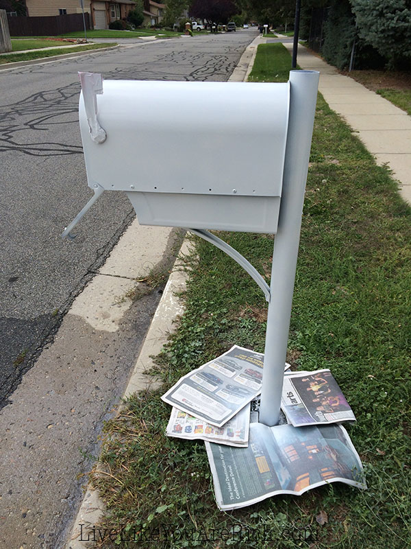 600x800 How To Spray Paint A Mailbox - Painting Mailboxes