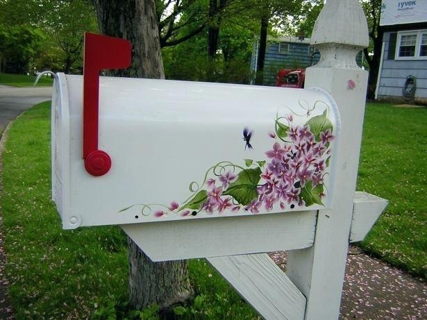 615x461 Mailbox Painting Ideas Our Hand Painted Flower Mailboxes Are - Painting Mailboxes