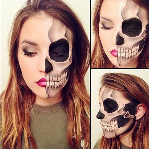 480x480 Ideas For Halloween Face Painting Tricks 2015 Offeriate - Painting Makeup