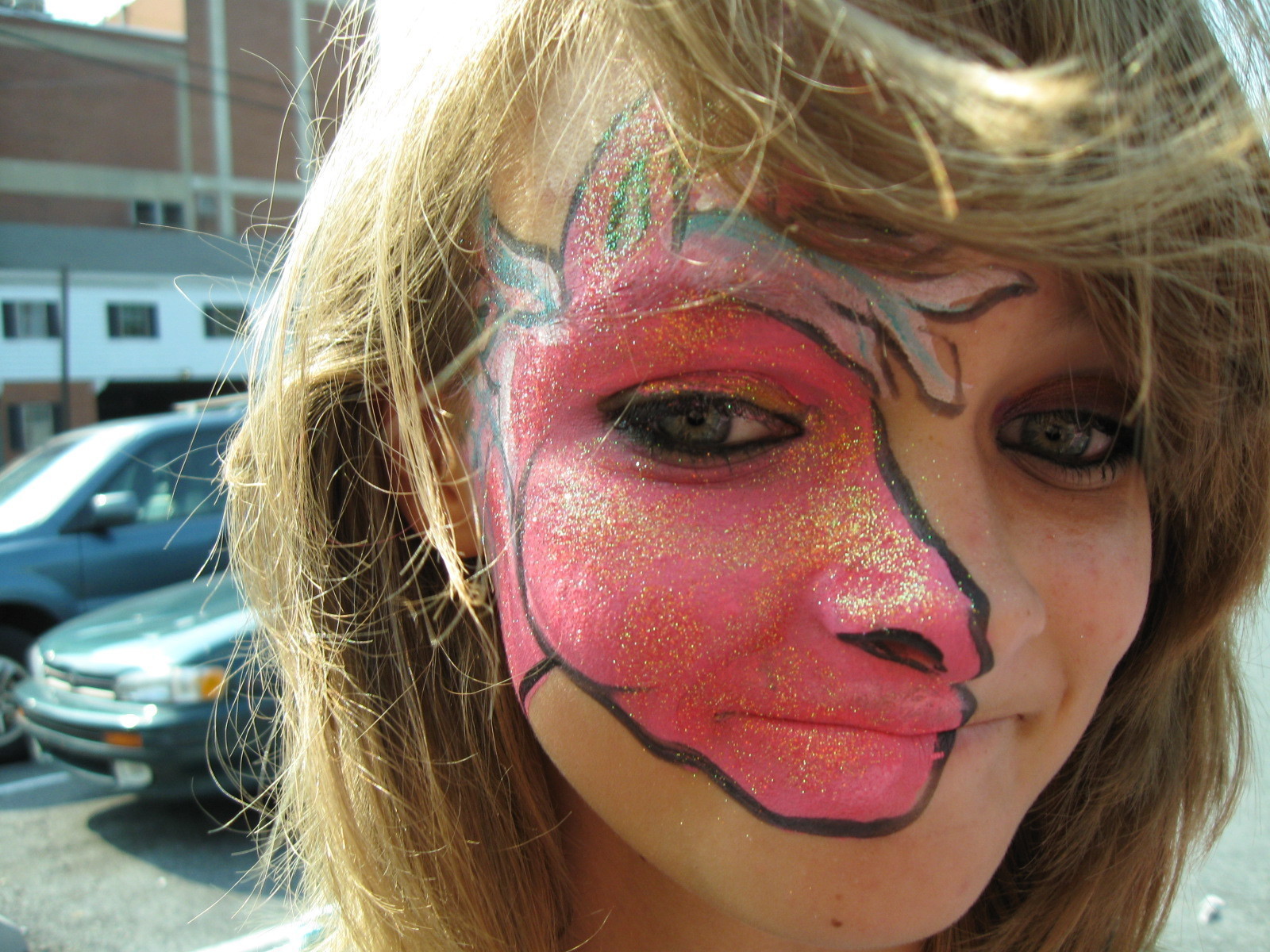 1600x1200 Unicorn Half Face A Face Painting Makeup Techniques - Painting Makeup