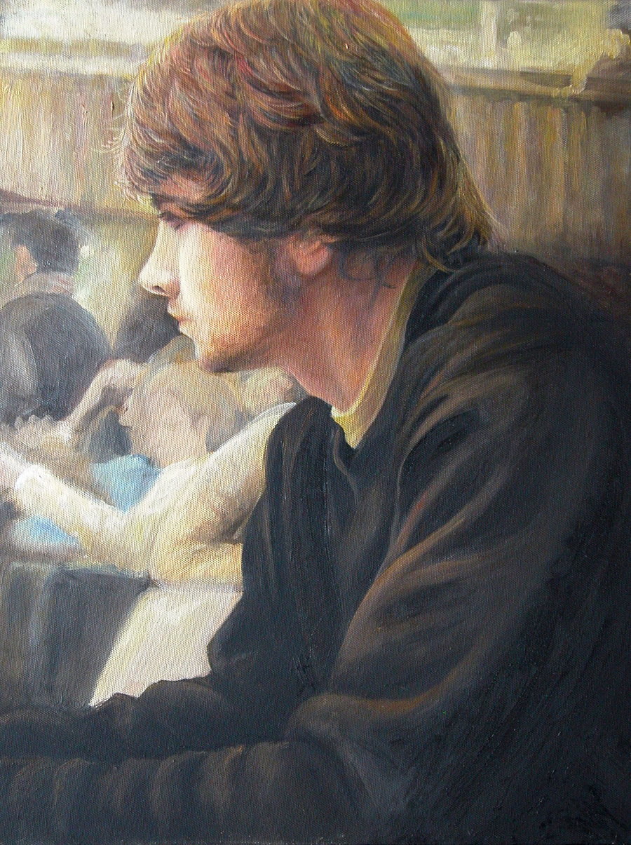 900x1205 Painting Of A Man By Mo Eh - Painting Man