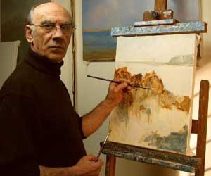 300x250 Thinking Abstractly May Help To Boost Self Control - Painting Man