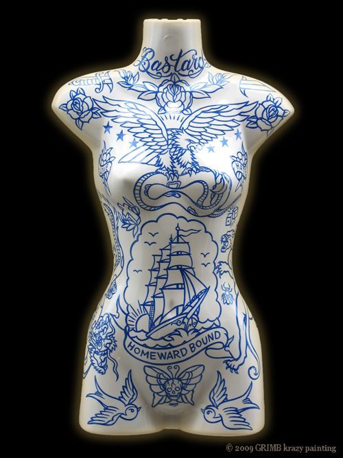 500x667 Bastard - Painting Mannequin