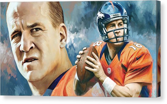 546x340 Peyton Manning Canvas Prints Fine Art America - Painting Manning