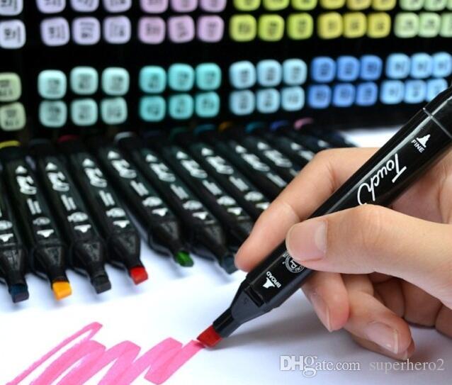 638x543 Touch3 Art Marker Pen Double Headed Mark Set Mark Pen Alcohol Oil - Painting Markers