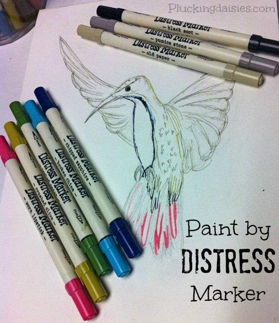 553x640 Paint With Markers - Painting Markers