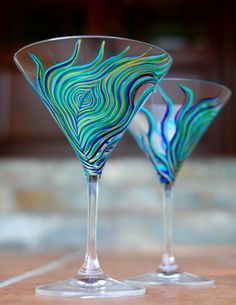 236x305 My Diy Painted Martini Glasses. Craft Ideas - Painting Martini Glasses