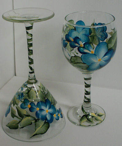 399x478 Hand Painting Wine Glasses 20 Steps (With Pictures) - Painting Martini Glasses