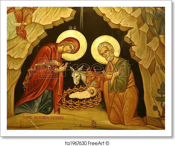 560x470 Free Art Print Of Mary Joseph Jesus. Portrait Of Mary, Joseph - Painting Mary Joseph And Baby Jesus