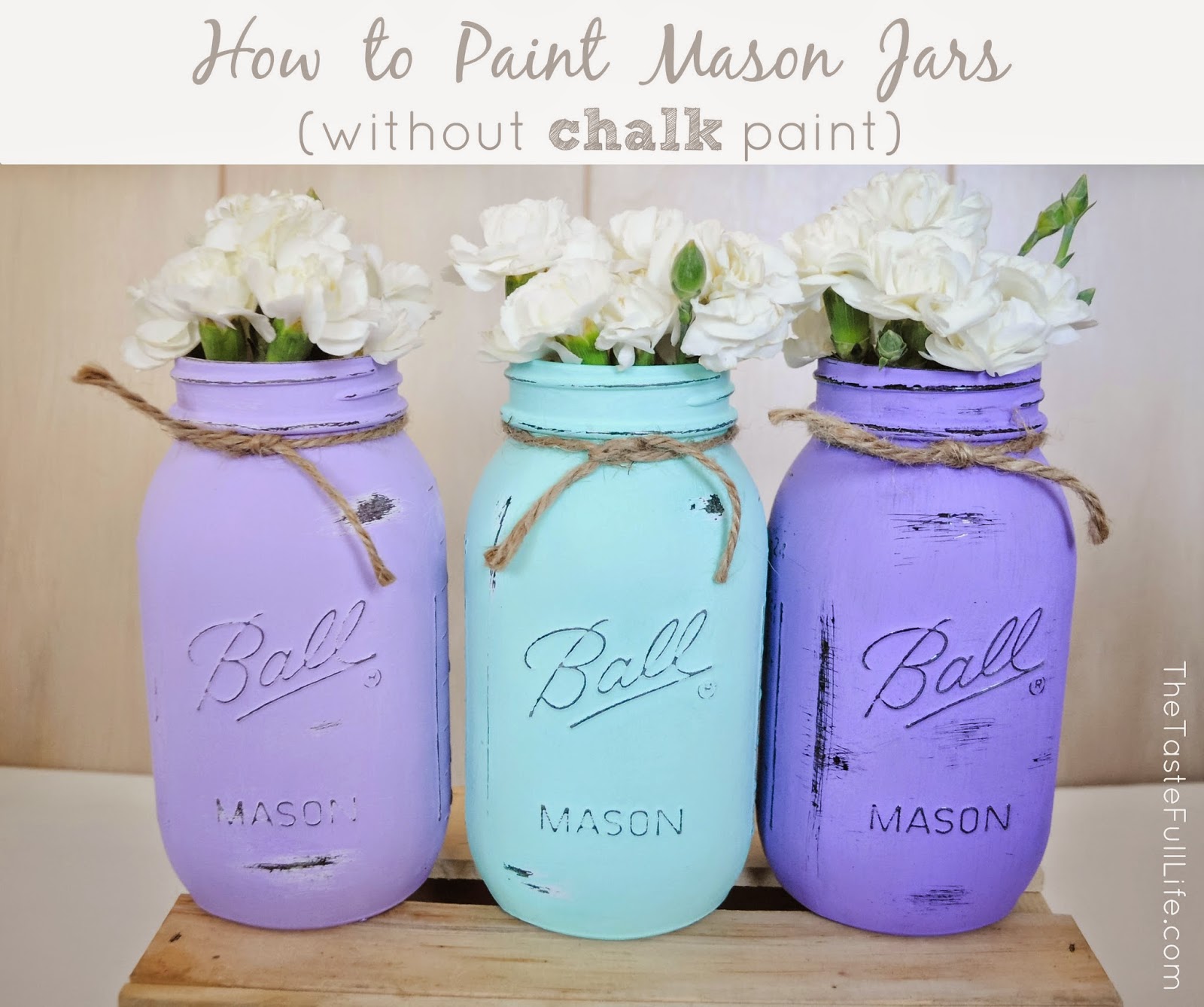 1600x1338 How To Paint Mason Jars Without Chalk Paint - Painting Mason Jars