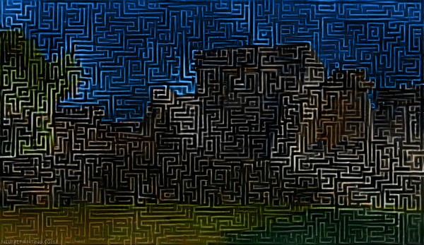 600x347 Neural Painting - Painting Maze