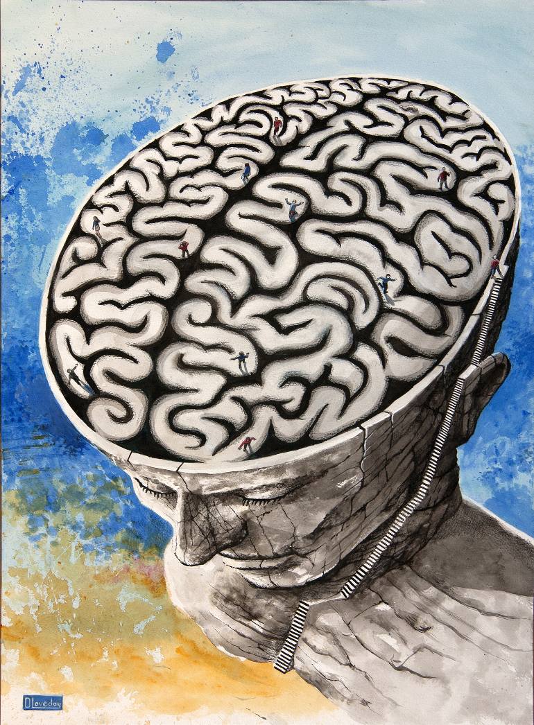 770x1046 Saatchi Art Maze Painting By Daniel Loveday - Painting Maze