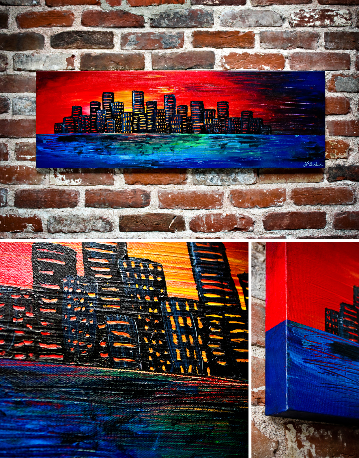 1244x1584 Memphis Bridge Painting Lindsey E Archer - Painting Memphis