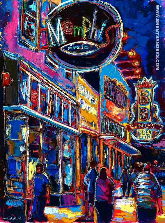 Painting Memphis at PaintingValley.com | Explore collection of Painting ...