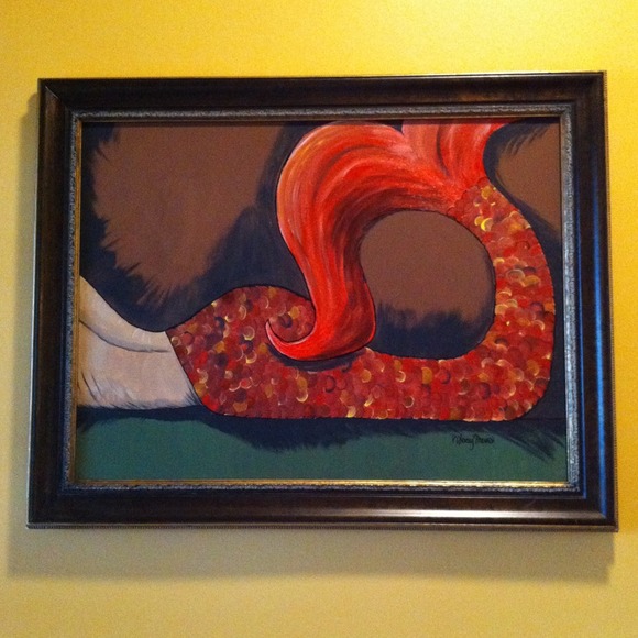 580x580 Other Mermaid Tail Painting Poshmark - Painting Mermaid Tail