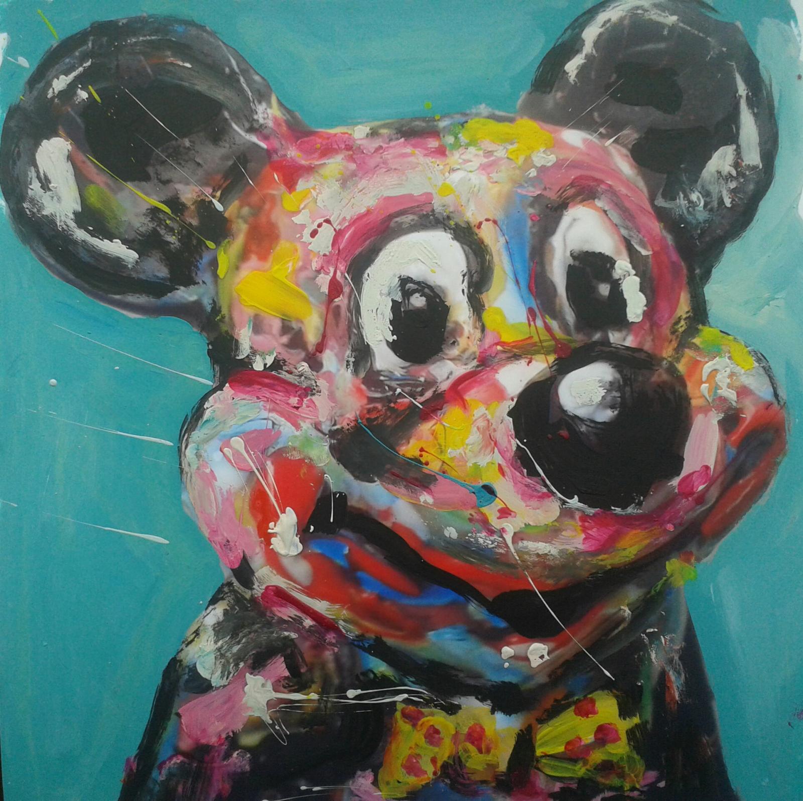 1600x1596 Mickey Mouse The Original Online Art Gallery - Painting Mickey Mouse Online