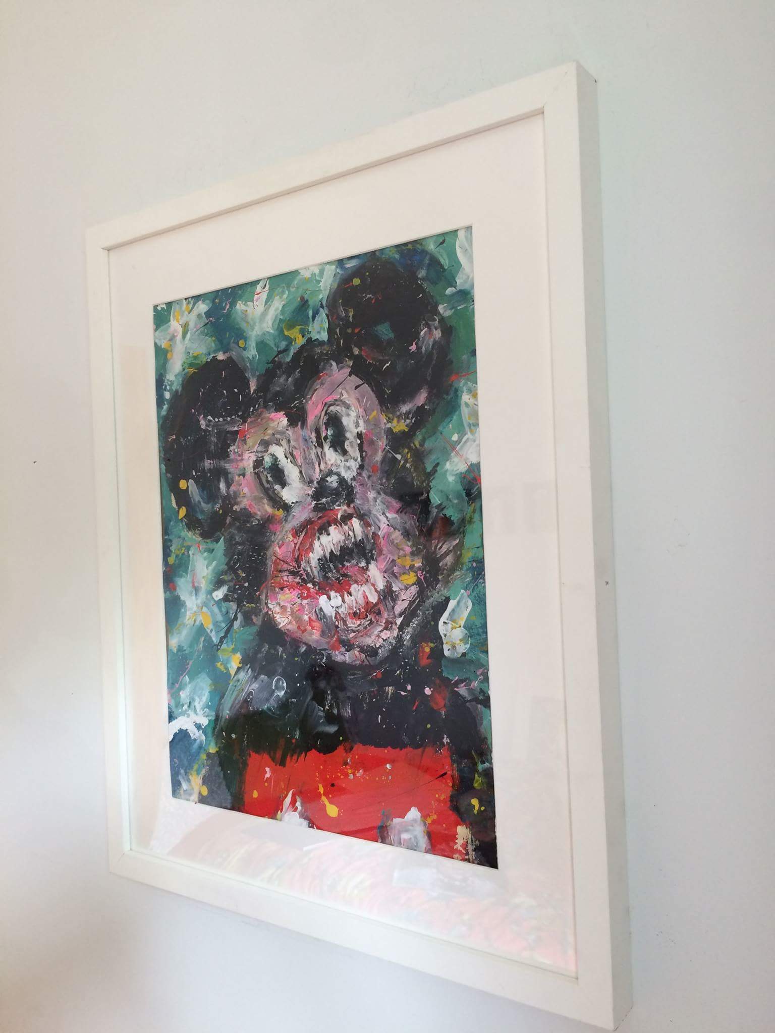 1536x2048 Mickey Mouse Scream! The Original Online Art Gallery - Painting Mickey Mouse Online