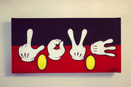 540x360 Mouse Disney Mickeymouse Art On Instagram - Painting Mickey Mouse Online