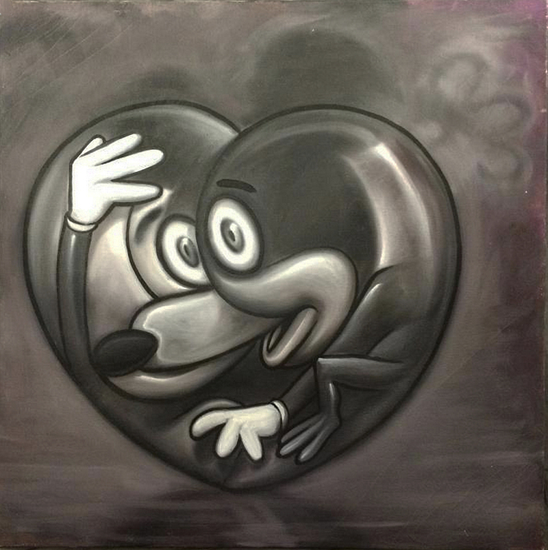 800x803 Artwork By Ron - Painting Mickey Mouse Online