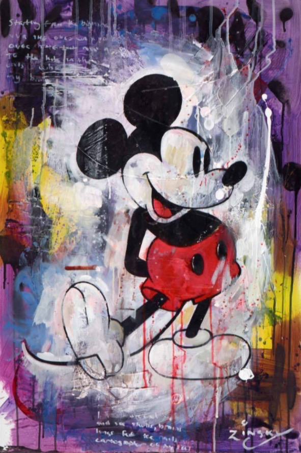 591x887 Artwork By Zinsky - Painting Mickey Mouse Online