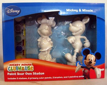 350x278 Buy Disney Mickey Mouse And Minnie Mouse Paint Your Own Statue - Painting Mickey Mouse Online