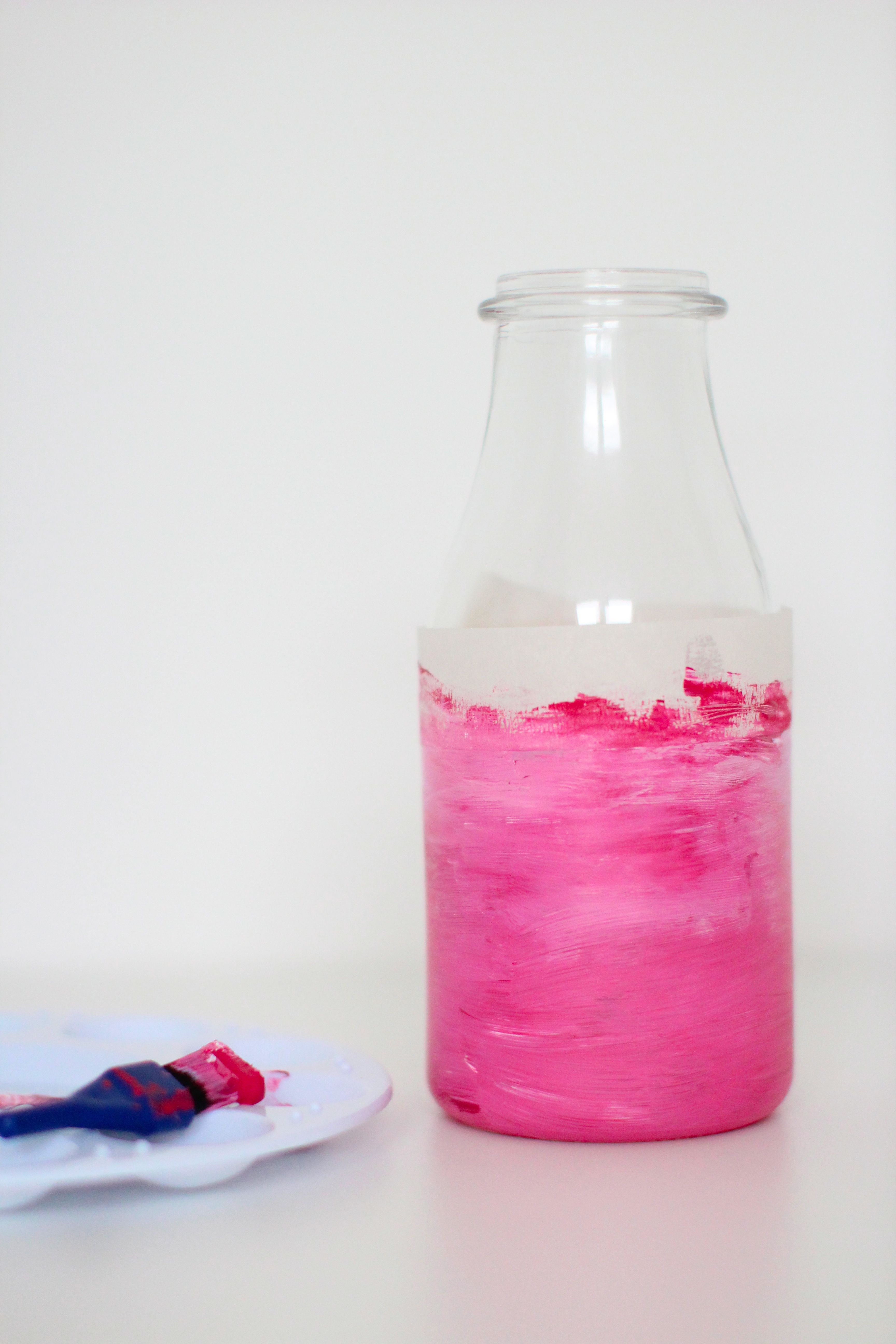 3456x5184 Painted Milk Bottle Vases Tutorial Jar Painting - Painting Milk Bottles