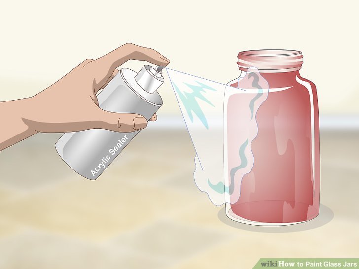 728x546 4 Ways To Paint Glass Jars - Painting Milk Bottles