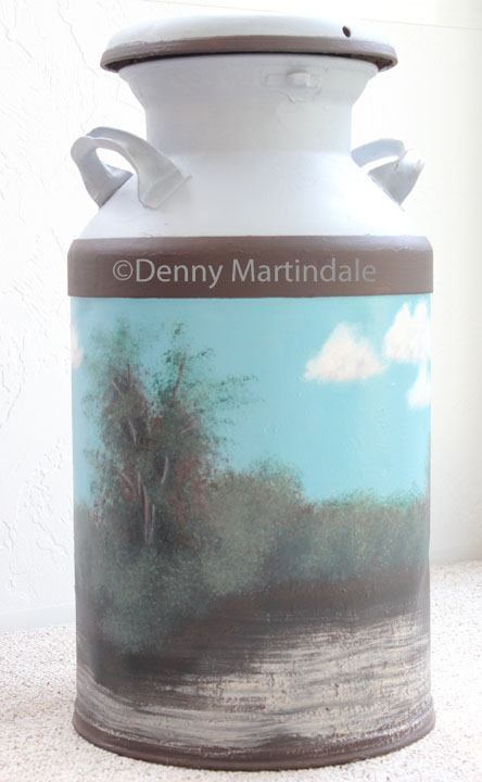 444x720 Painting On A Milk Can Martindale Artworks' Blog - Painting Milk Can