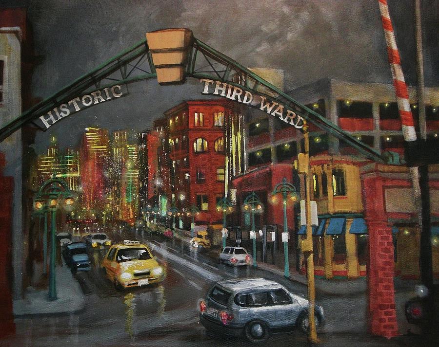 900x713 Milwaukee's Historic Third Ward Painting By Tom Shropshire - Painting Milwaukee