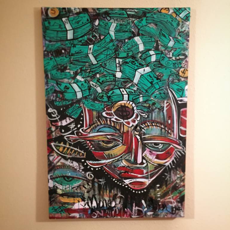 770x770 Saatchi Art Money On My Mind Painting By Nicholas Tarr - Painting Money