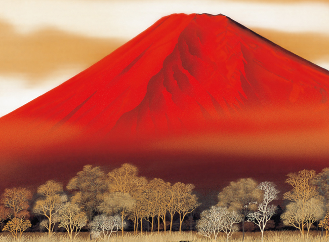 650x478 Korepiyo Rakuten Global Market Celebrate World Heritage - Painting Mount Fuji Red