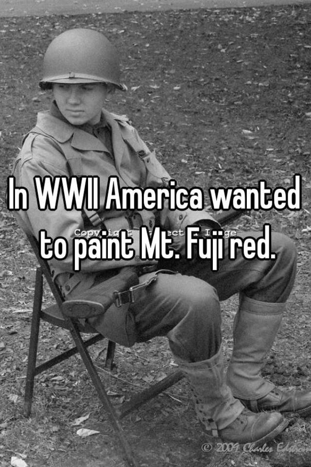 640x960 In Wwii America Wanted To Paint Mt. Fuji Red. - Painting Mount Fuji Red