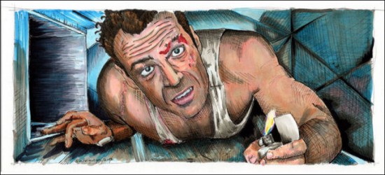 550x250 Movie Scenes In Painted Art (29 Photos) - Painting Movie