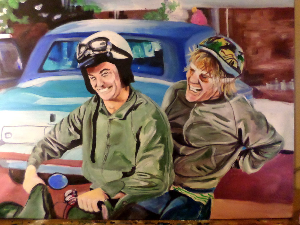 1024x768 Dumb And Dumber Movie Painting By Missli30 - Painting Movie
