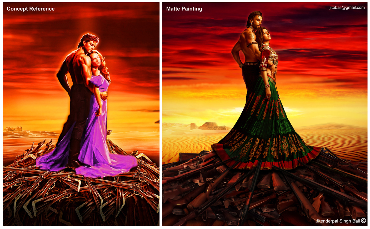 1406x870 My Artwork Movie Poster Matte Painting - Painting Movie Posters