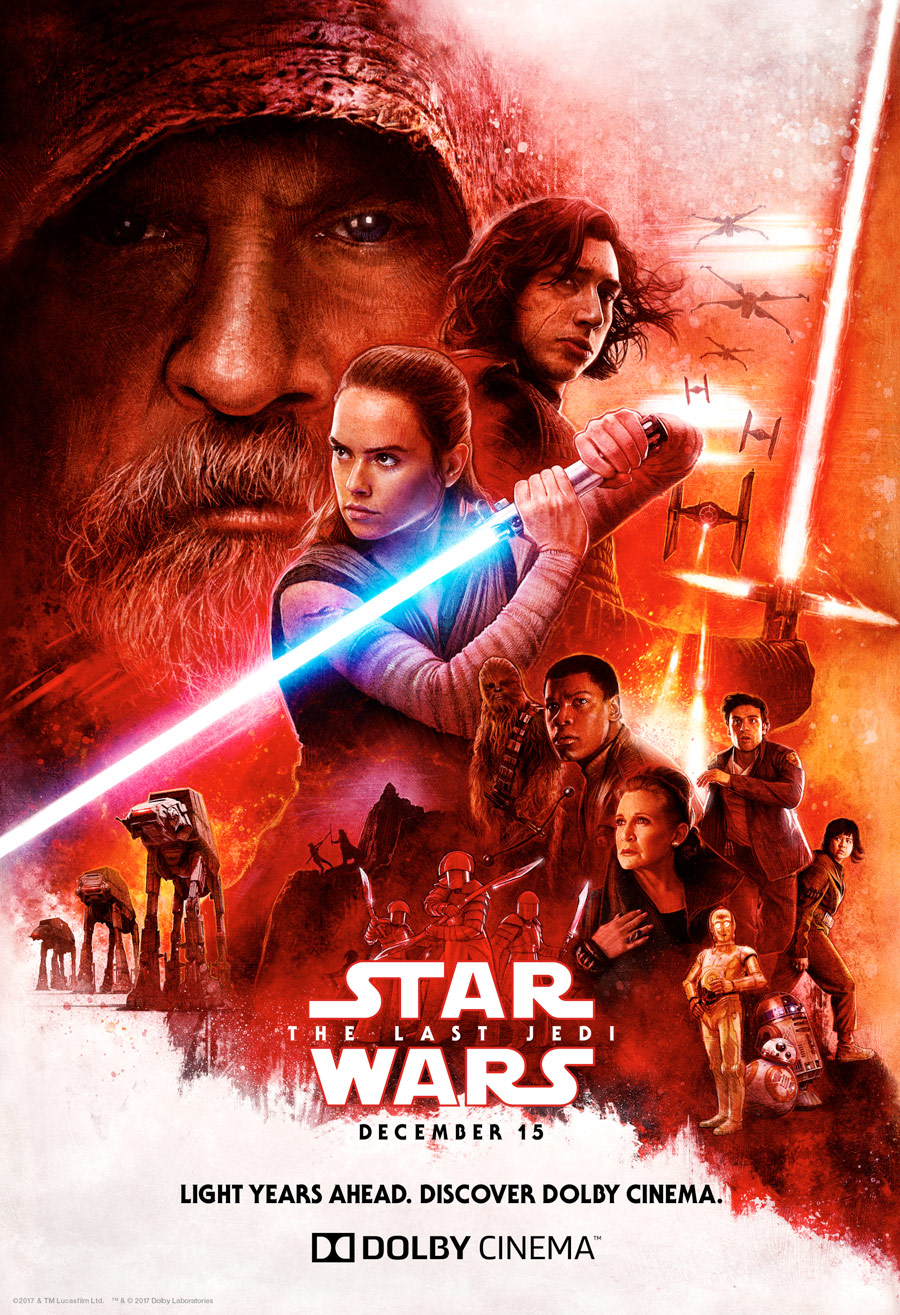 900x1315 Paul Shipper Star Wars The Last Jedi Poster Interview - Painting Movie Posters