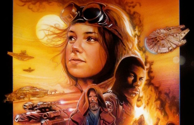 800x517 Fan Made Force Awakens Painting Looks Like An Official Movie Poster - Painting Movie Posters