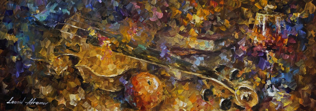 1280x450 Music And Wine - Painting Music
