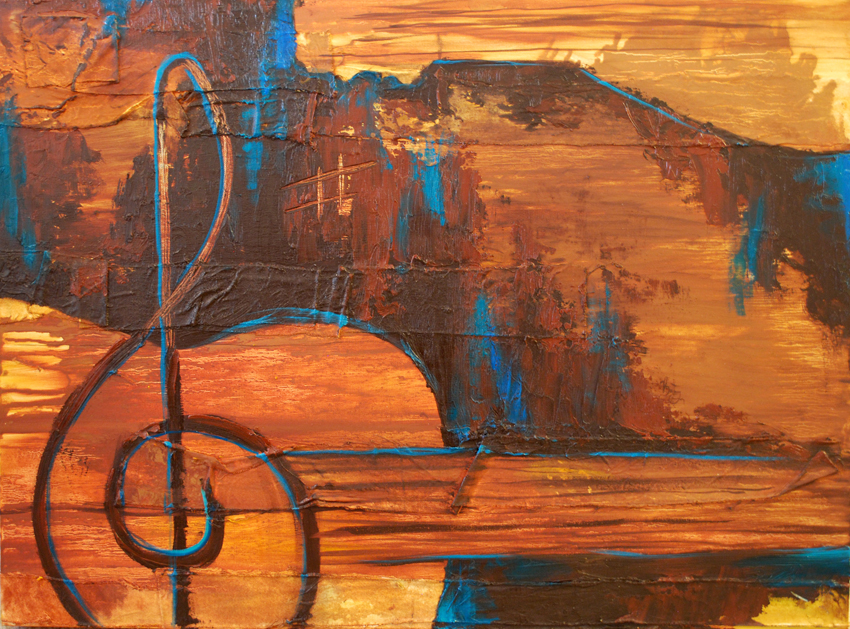 850x629 Bethany Cannon Art Studios Acoustic Musical - Painting Musical