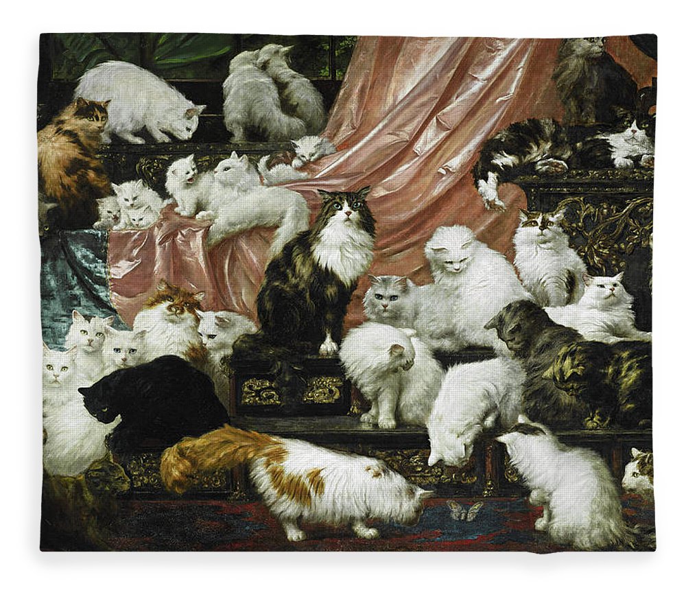 1000x860 My Wife's Lovers Fleece Blanket For Sale By Carl Kahler - Painting My Wifes Lovers