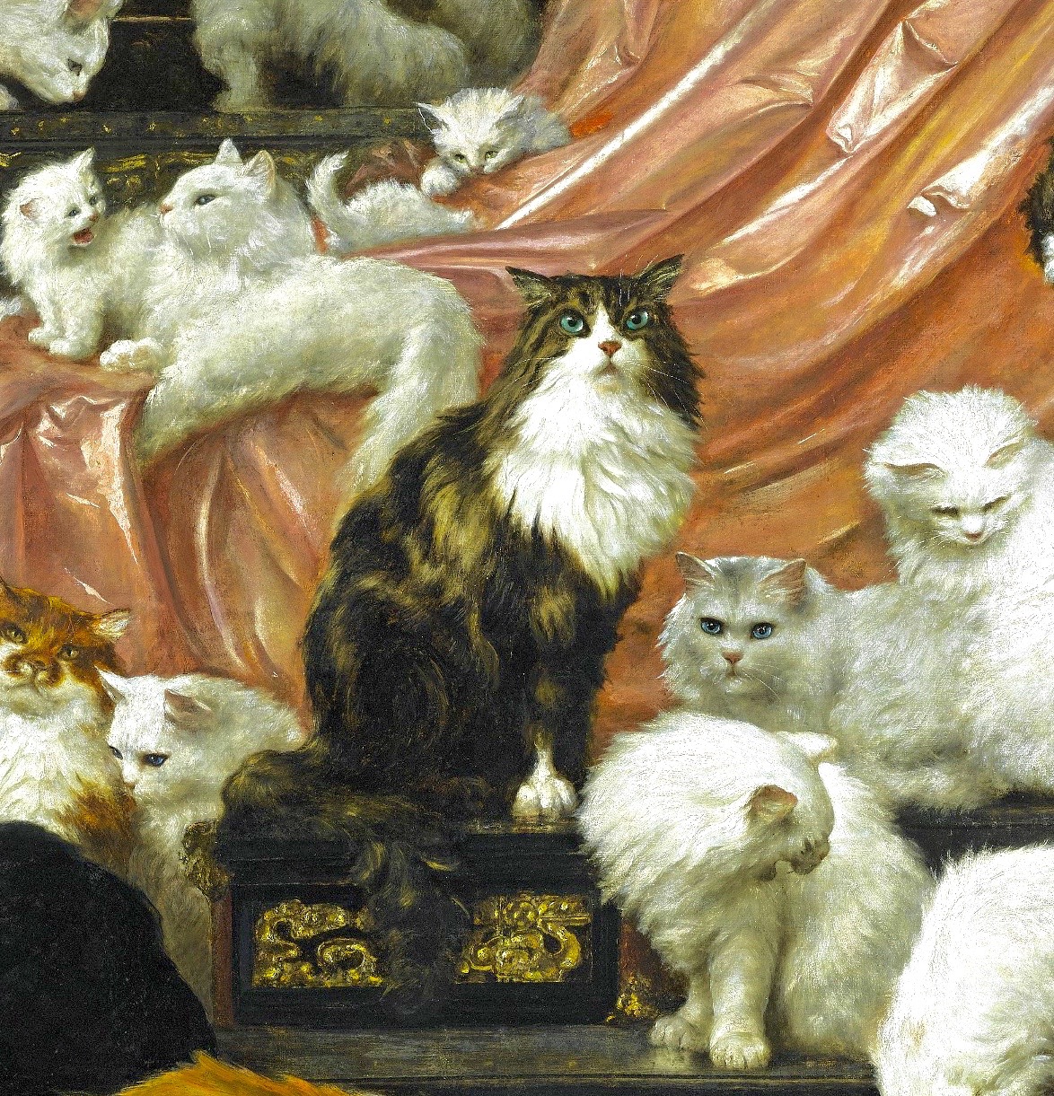 1174x1221 Crazy Cat Lady Artnimals - Painting My Wifes Lovers