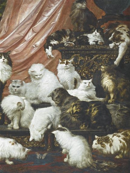 429x570 Carl Kahler (Austria, 1855 1906). My Wife's Lovers (Detail - Painting My Wifes Lovers