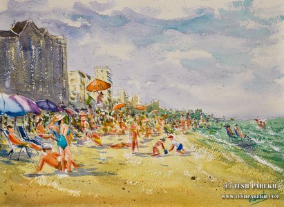 411x300 Print Rights For Myrtle Beach Painting - Painting Myrtle Beach