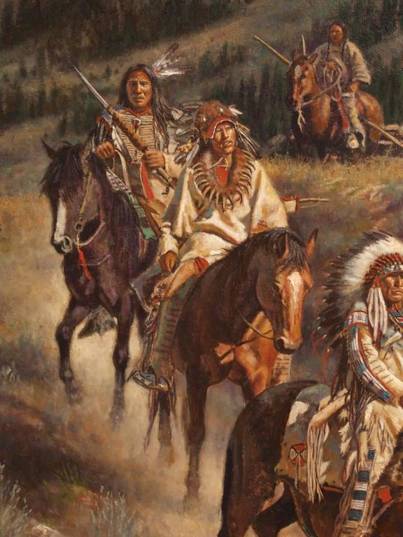 576x768 Don Oelze Native American Painting - Painting Native American