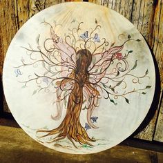 236x236 Celtic Mothers Heart Painted On A Native American Drum For Kristy - Painting Native American Drums