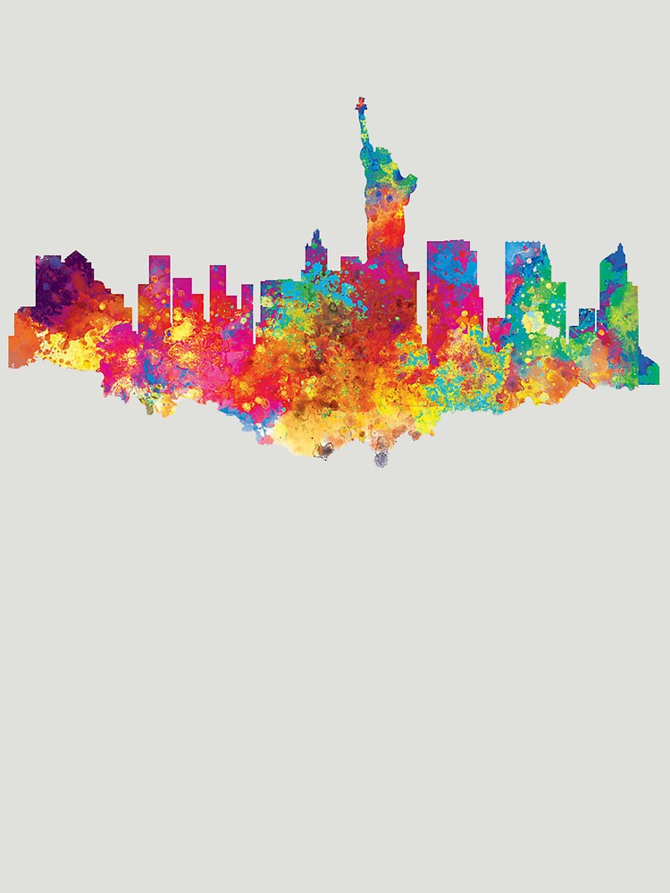 750x1000 New York City Skyline Painting - Painting New York Skyline