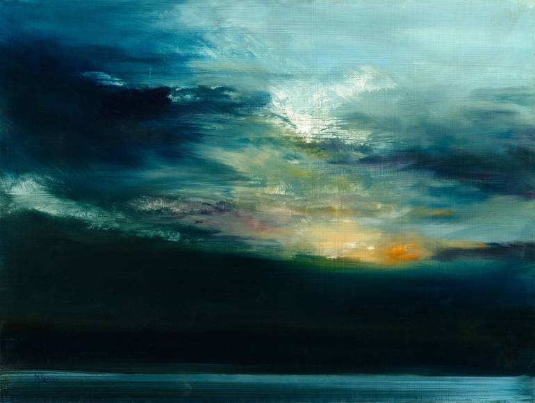 770x580 Saatchi Art Night Sky Painting By Maurice Sapiro - Painting Night
