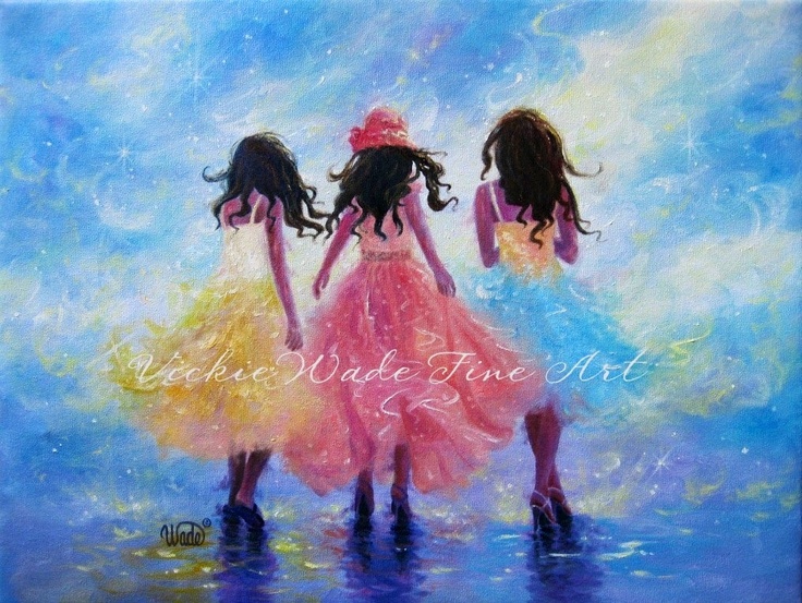 736x553 74 Best Sisters Images On Friendship, Girlfriends - Painting Of 3 Sisters