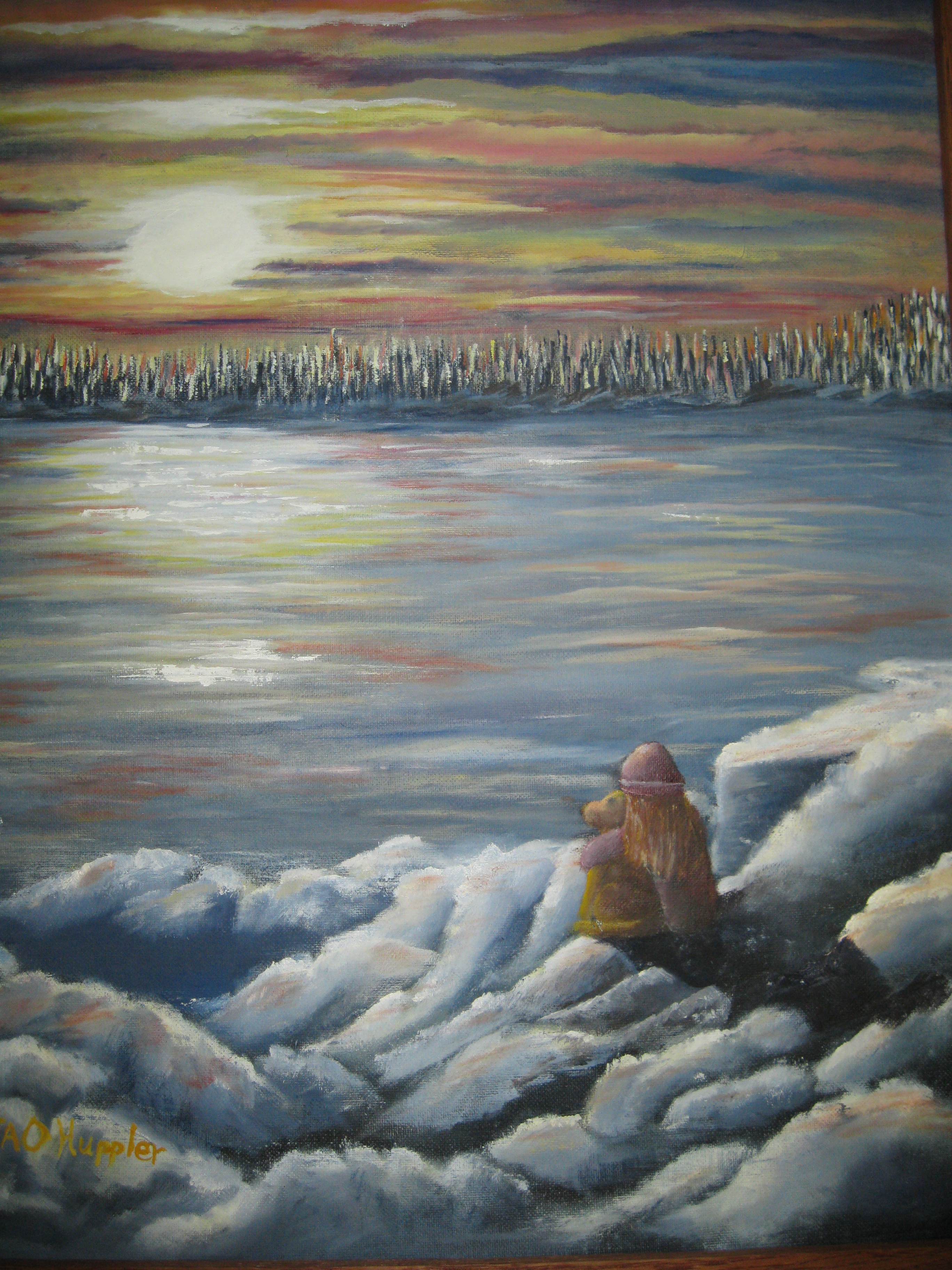 2736x3648 Large And Very Large Lakes J O Huppler - Painting Of A