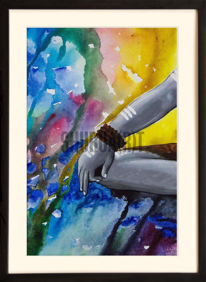 792x1080 Painting Of A God Shiva Shurua(R)t - Painting Of A